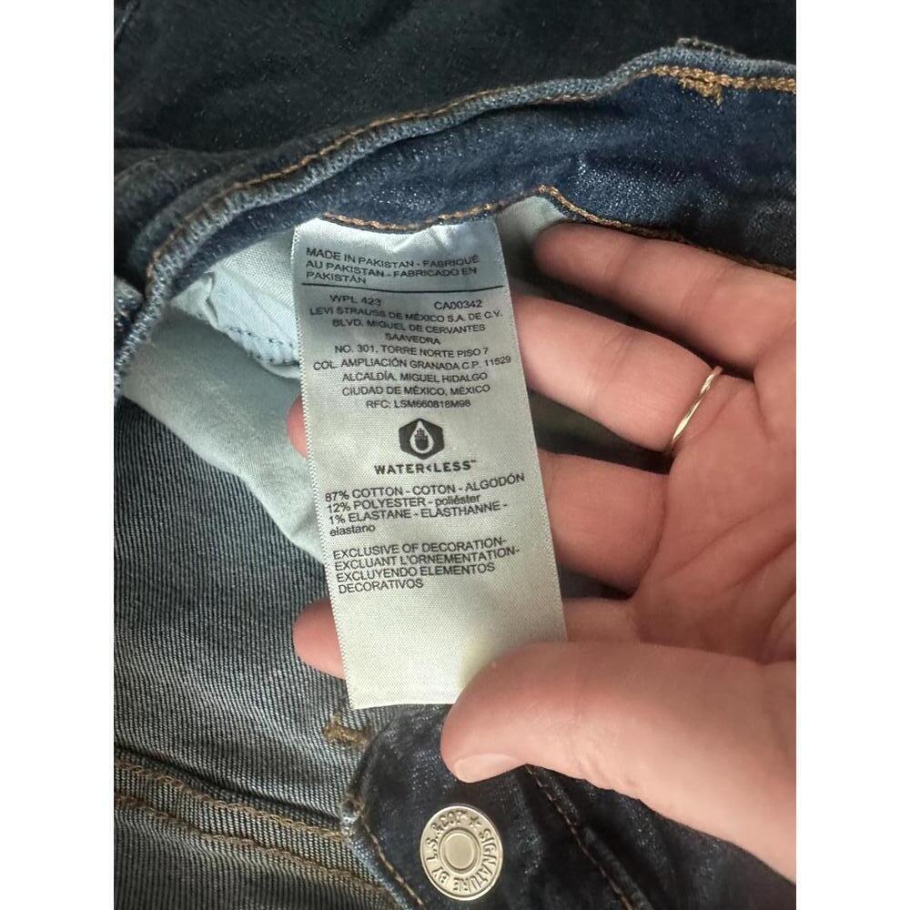 Levi's Women's Blue Denim Jeans Size 10 Regular - Picture 3 of 5